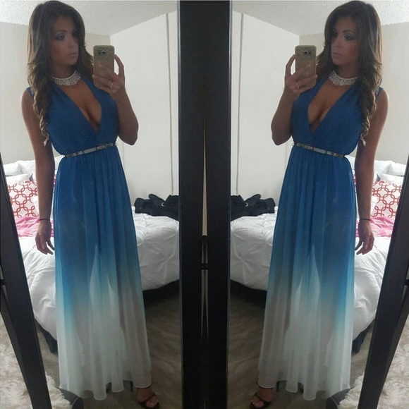 Bebe Ombré Romper Dress - Picture 3 of 6